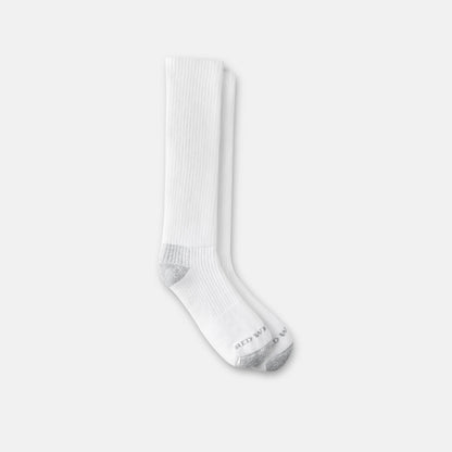 Red Wing Shoes Unisex Cotton Blend Over-the-Calf Sock in White 97274