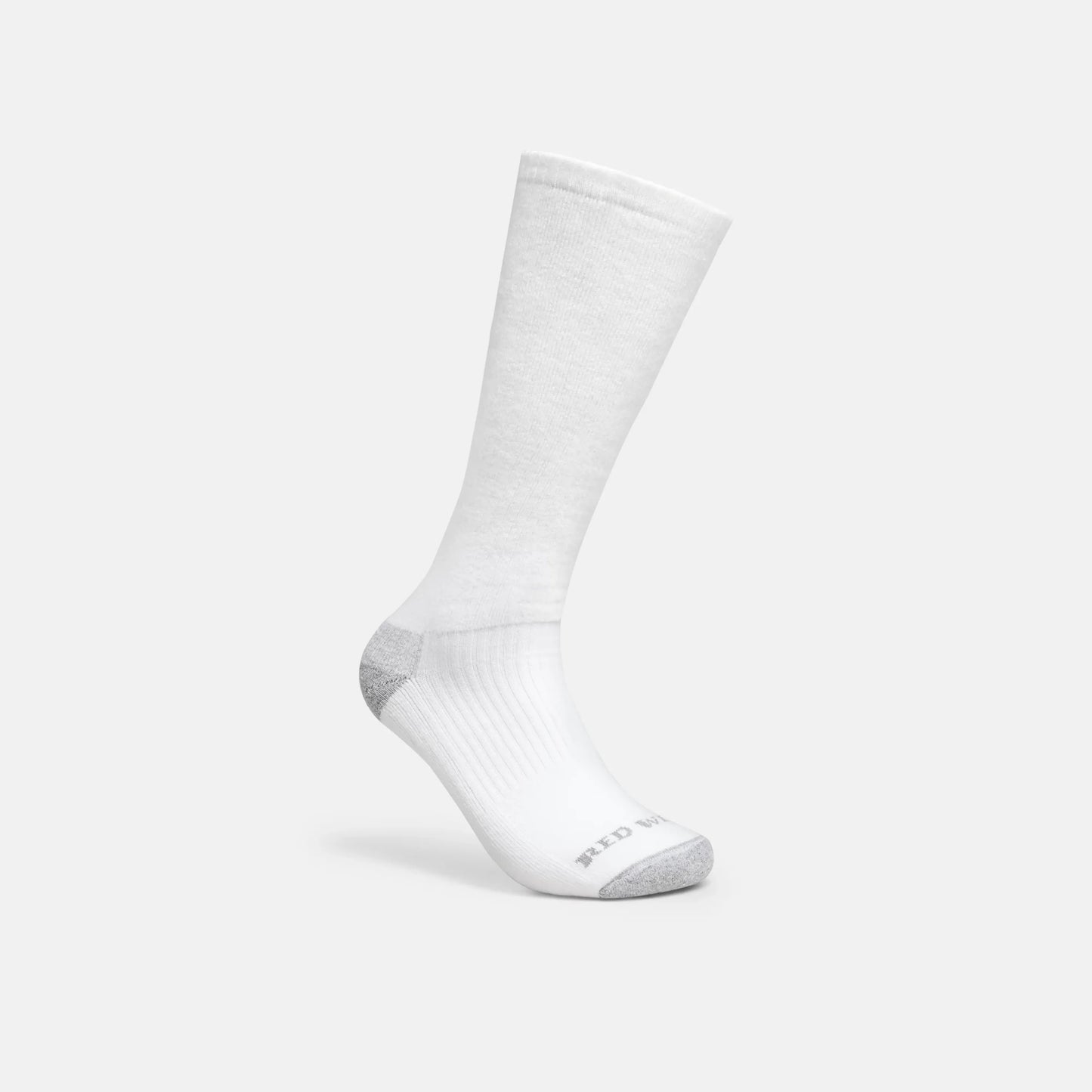 Red Wing Shoes Unisex Cotton Blend Over-the-Calf Sock in White 97274