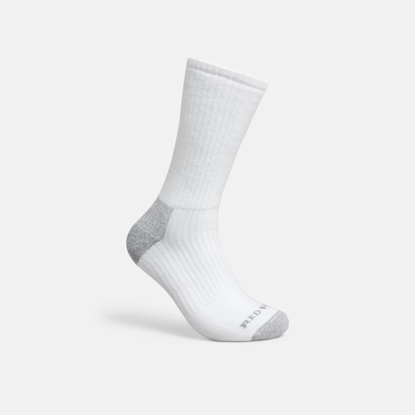 Red Wing Shoes Unisex Cotton Blend Crew Sock in White 97265