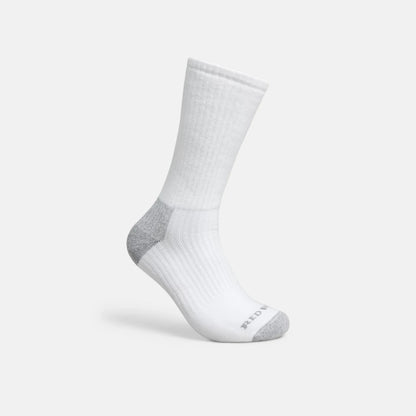 Red Wing Shoes Unisex Cotton Blend Crew Sock in White 97265