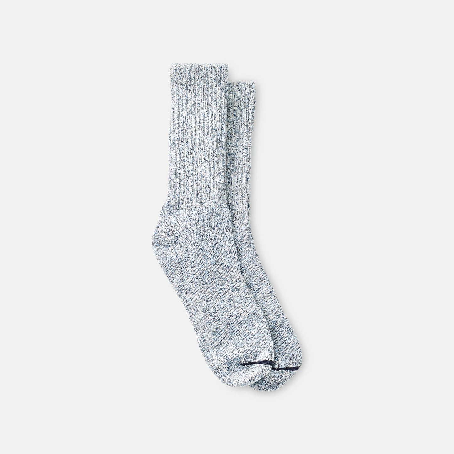 Red Wing Shoes Unisex Cotton Blend Ragg Crew Socks in Carolina Blue/Navy/White Cotton Blend 97656 | Red Wing Heritage