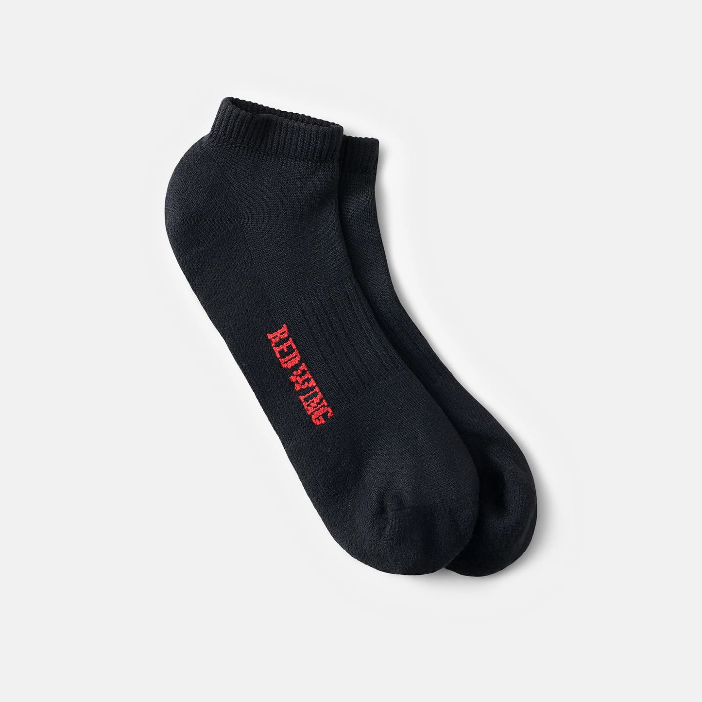 Red Wing Shoes Unisex Breeze Nylon Low Cut Crew Sock in Black 97304
