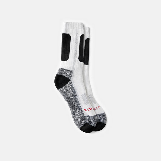 Red Wing Shoes Unisex Performance Crew Sock in White 97259