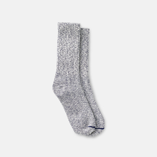 Red Wing Shoes Unisex Cotton Blend Ragg Crew Socks in Navy/White Cotton Blend 97645 | Red Wing Heritage
