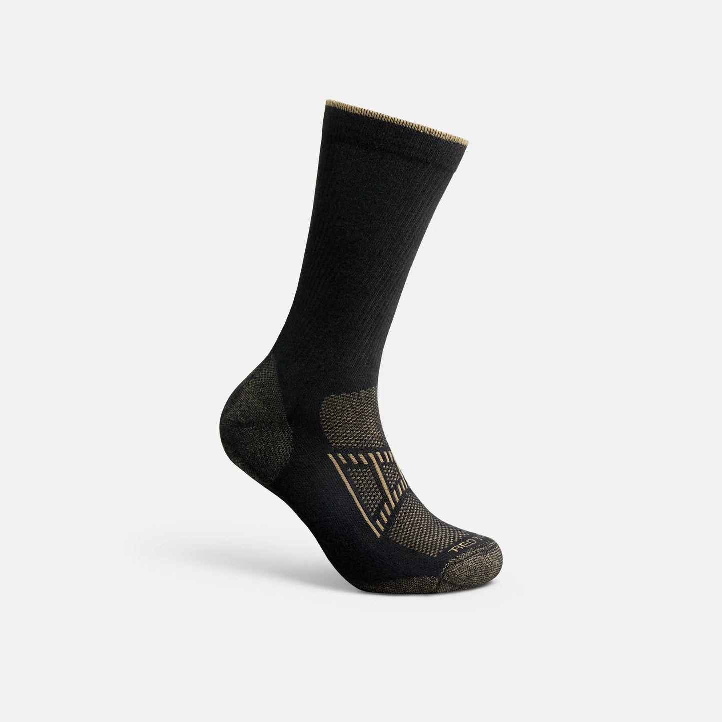 Red Wing Shoes Unisex CoolMax® Blend Crew Sock in Black 97397