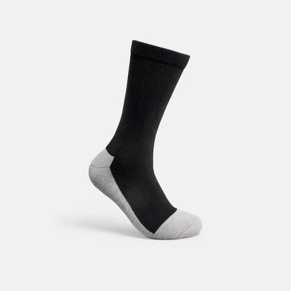 Red Wing Shoes Unisex Coolmax® Blend Diabetic Crew Sock in Black
