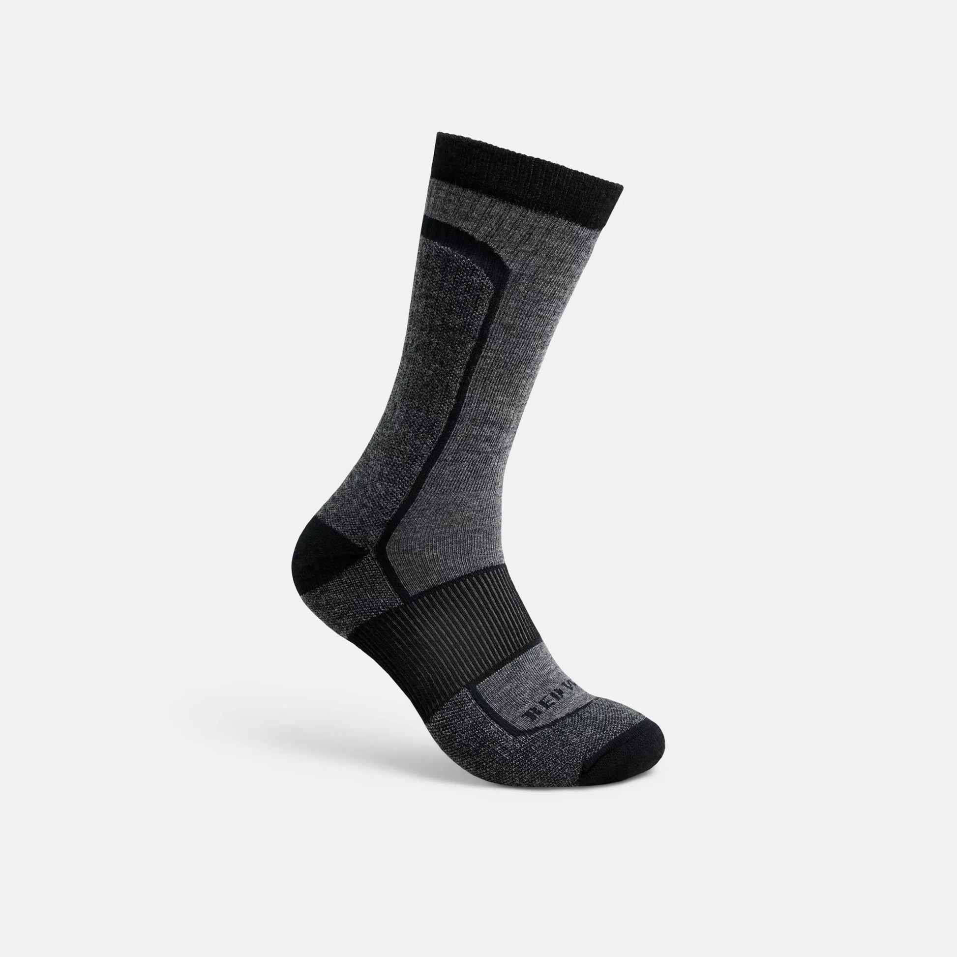 Red Wing Shoes Unisex Merino Wool Blend Crew Sock in Black 97360