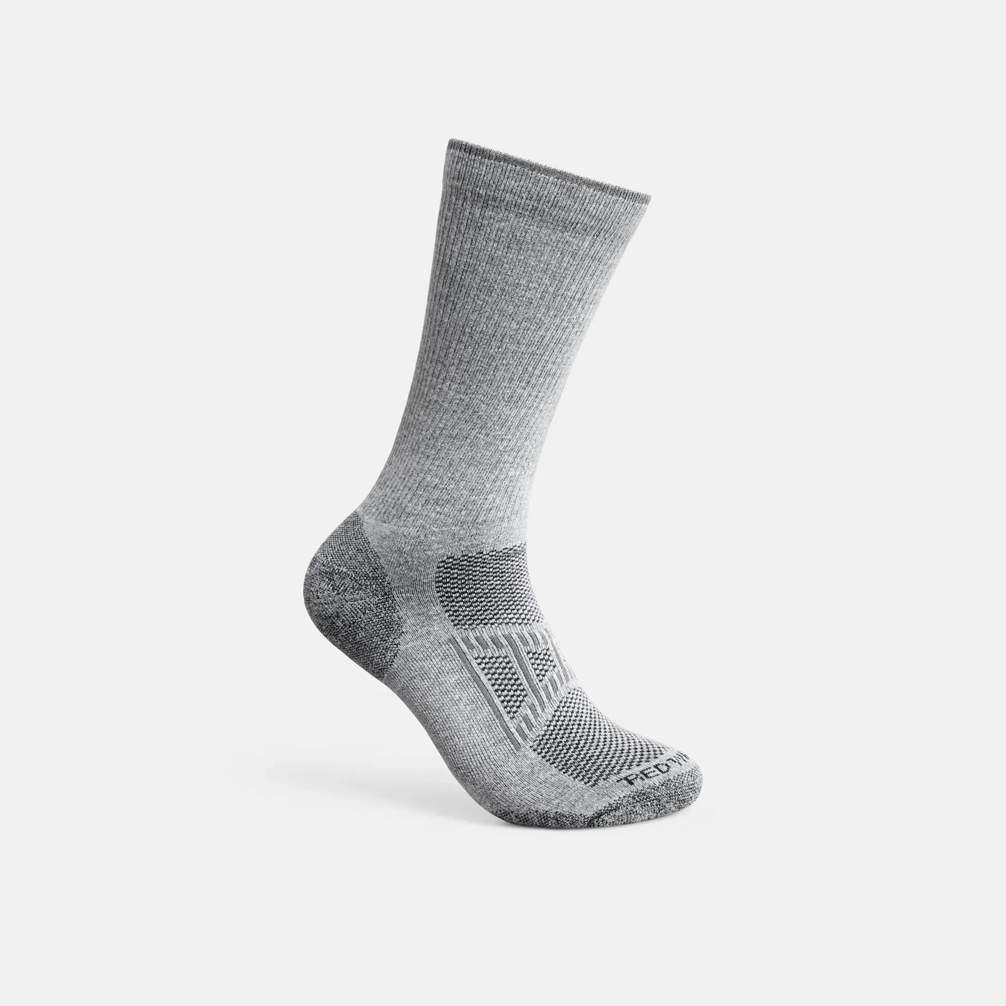 Red Wing Shoes Unisex CoolMax® Blend Crew Sock in Gray 97397