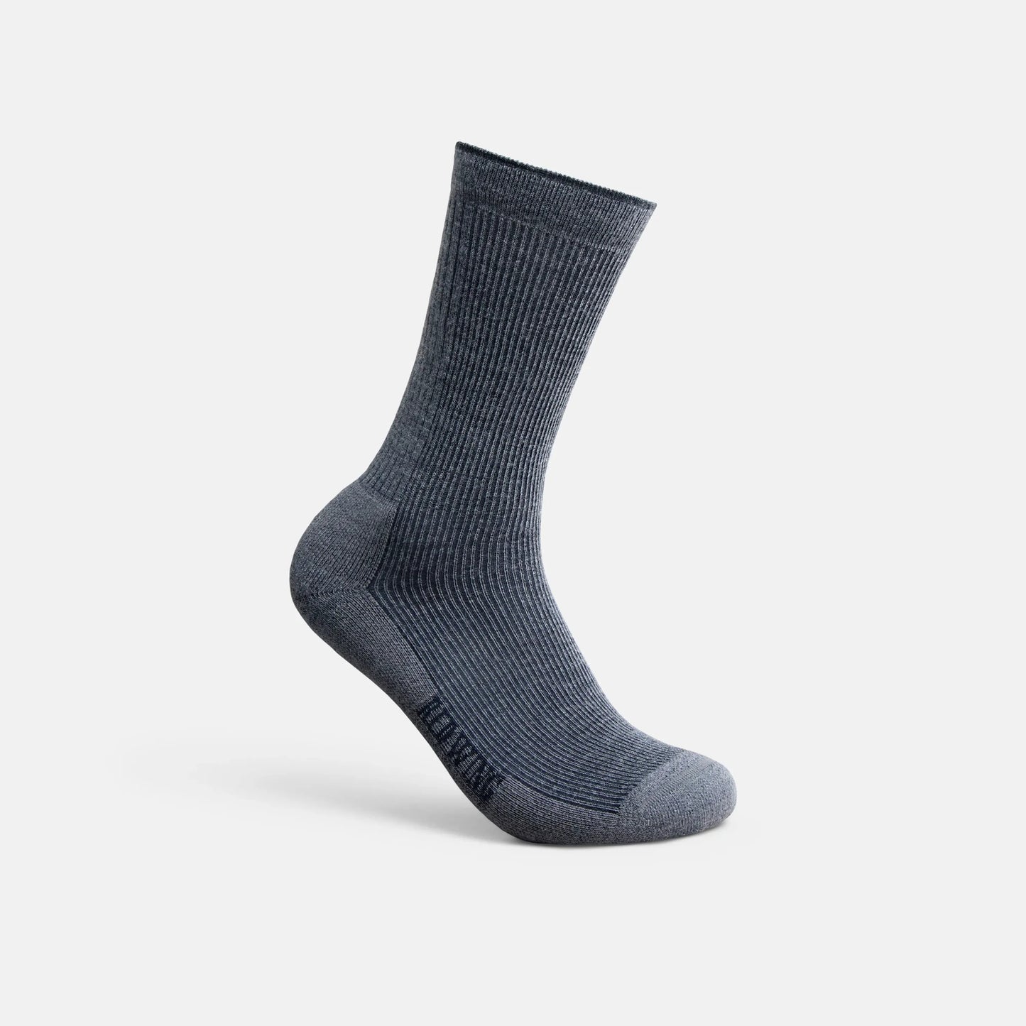 Red Wing Shoes Unisex Merino Wool Blend Crew Sock in Charcoal