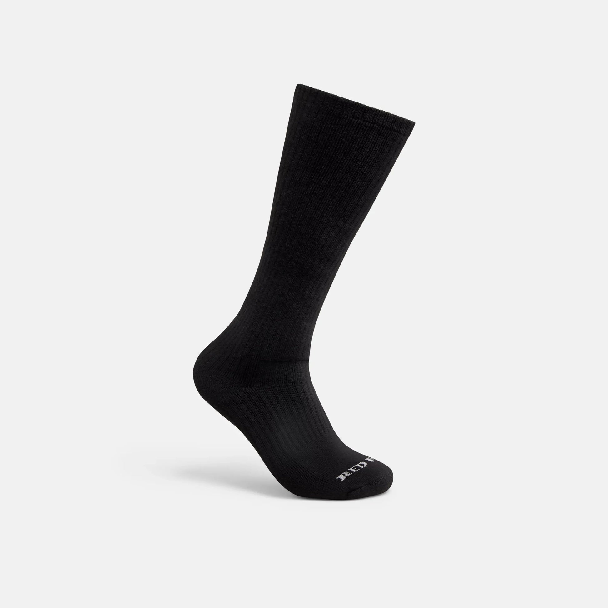 Red Wing Shoes Unisex Cotton Blend Over-the-Calf Sock in Black 97273
