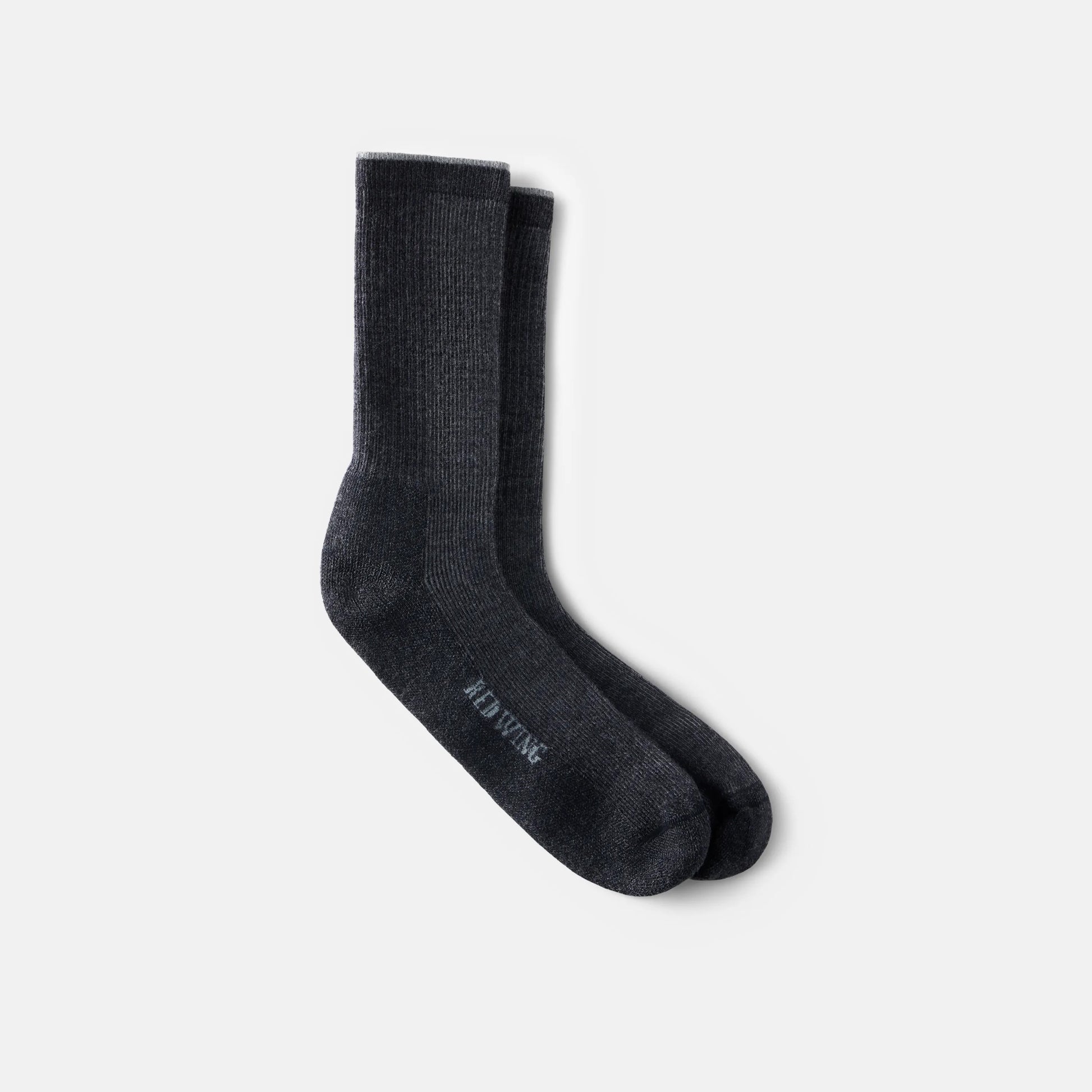 Red Wing Shoes Unisex Merino Wool Blend Crew Sock in Black 97362