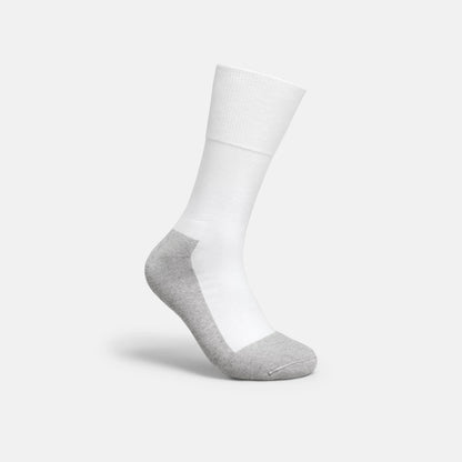 Red Wing Shoes Unisex Coolmax® Blend Diabetic Crew Sock in White 97230