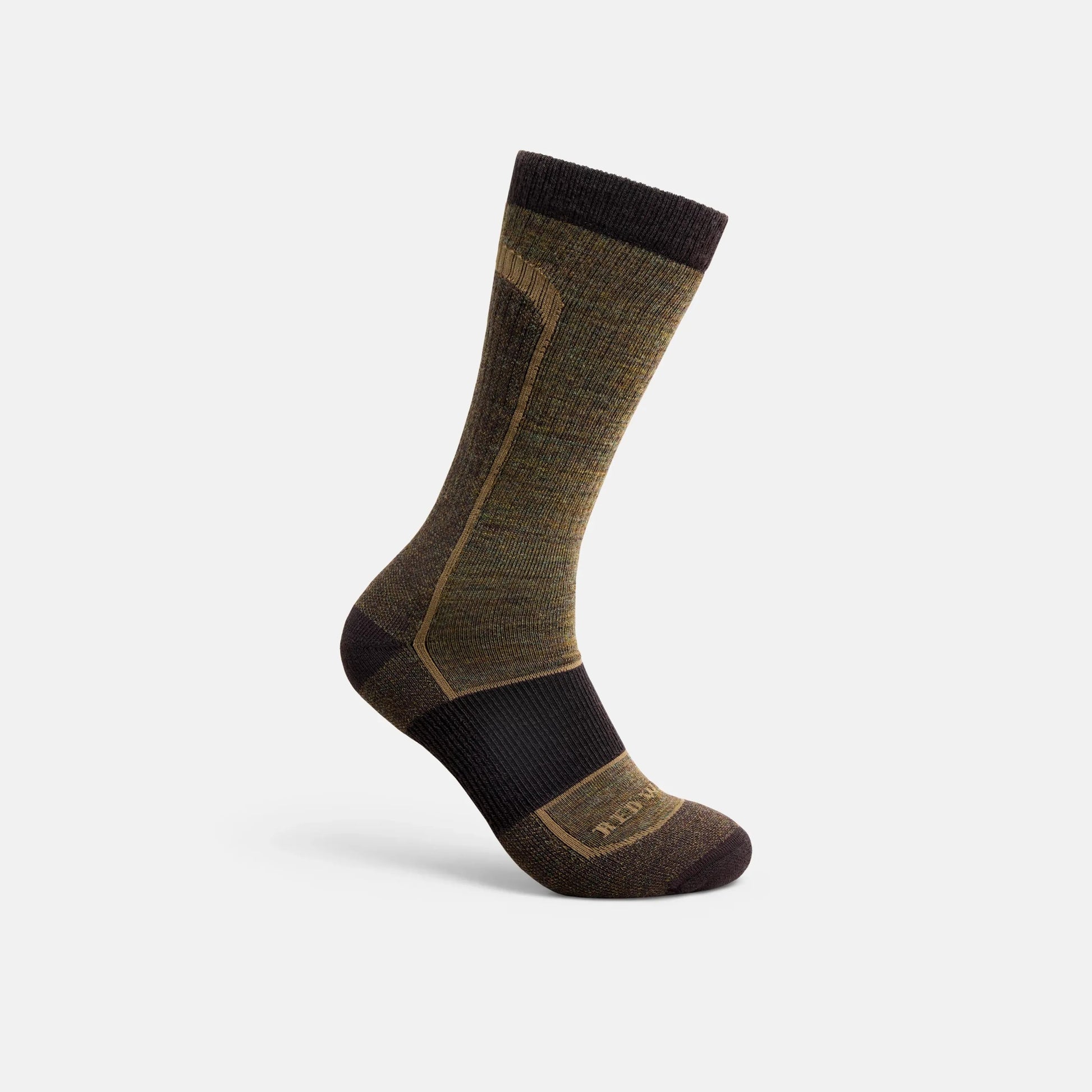 Red Wing Shoes Unisex Merino Wool Blend Crew Sock in Brown 97361