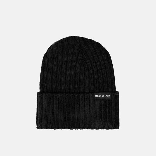 Red Wing Shoes Unisex Shaniko Wool Rib Hat in Black 97483 | Red Wing Heritage