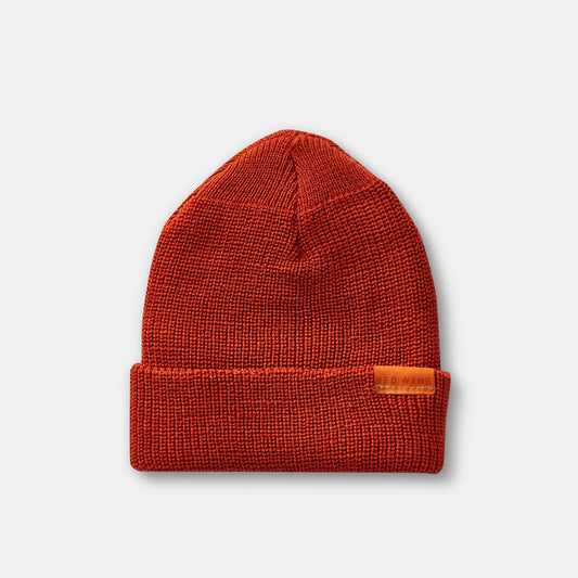 Red Wing Shoes Unisex Merino Wool Knit Hat in Rust 97497 | Red Wing Heritage