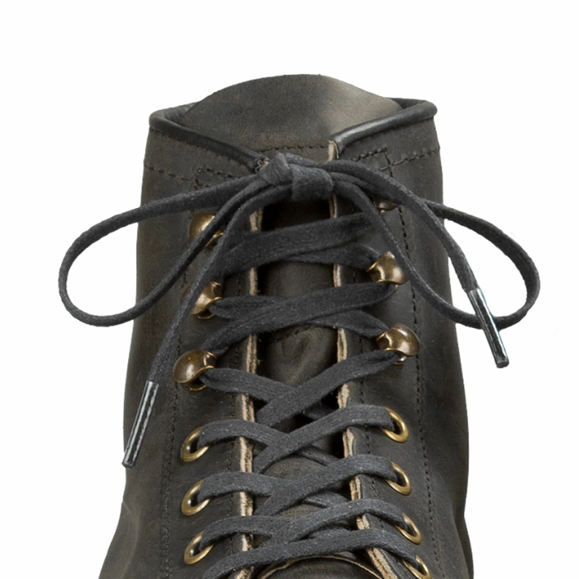 Red Wing Shoes 60-Inch Black Flat Waxed Boot Laces 93007
