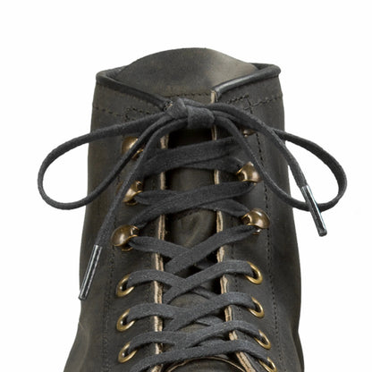 Red Wing Shoes 60-Inch Black Flat Waxed Boot Laces 93007