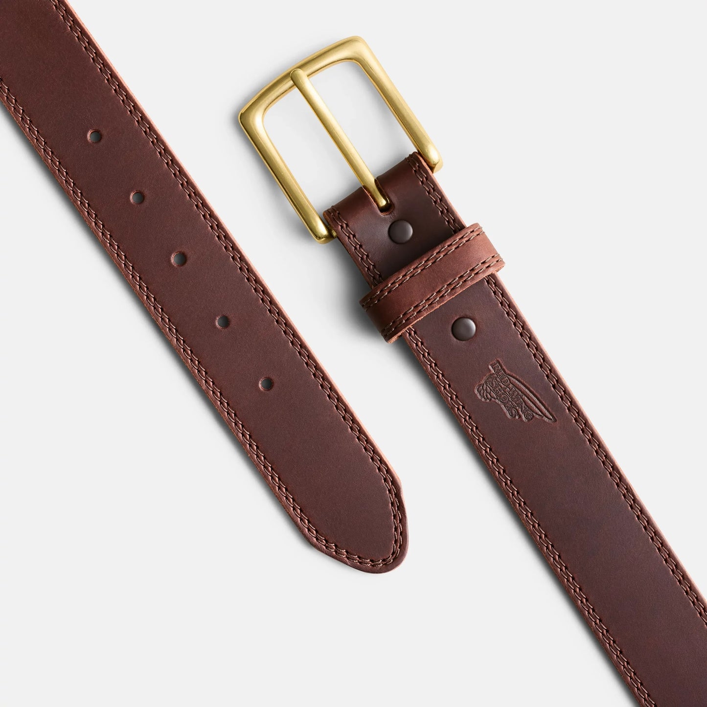 Red Wing Shoes Belt in Brown Frontenac Leather 96524