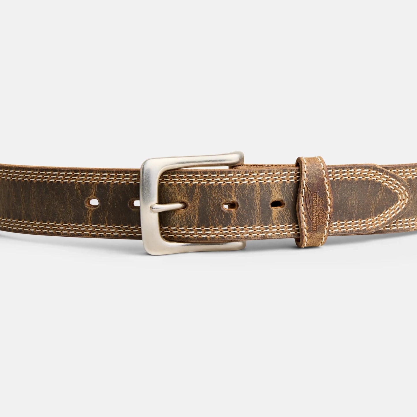 Red Wing Shoes Red Wing Triple Stitch Leather Belt in Brown 96548