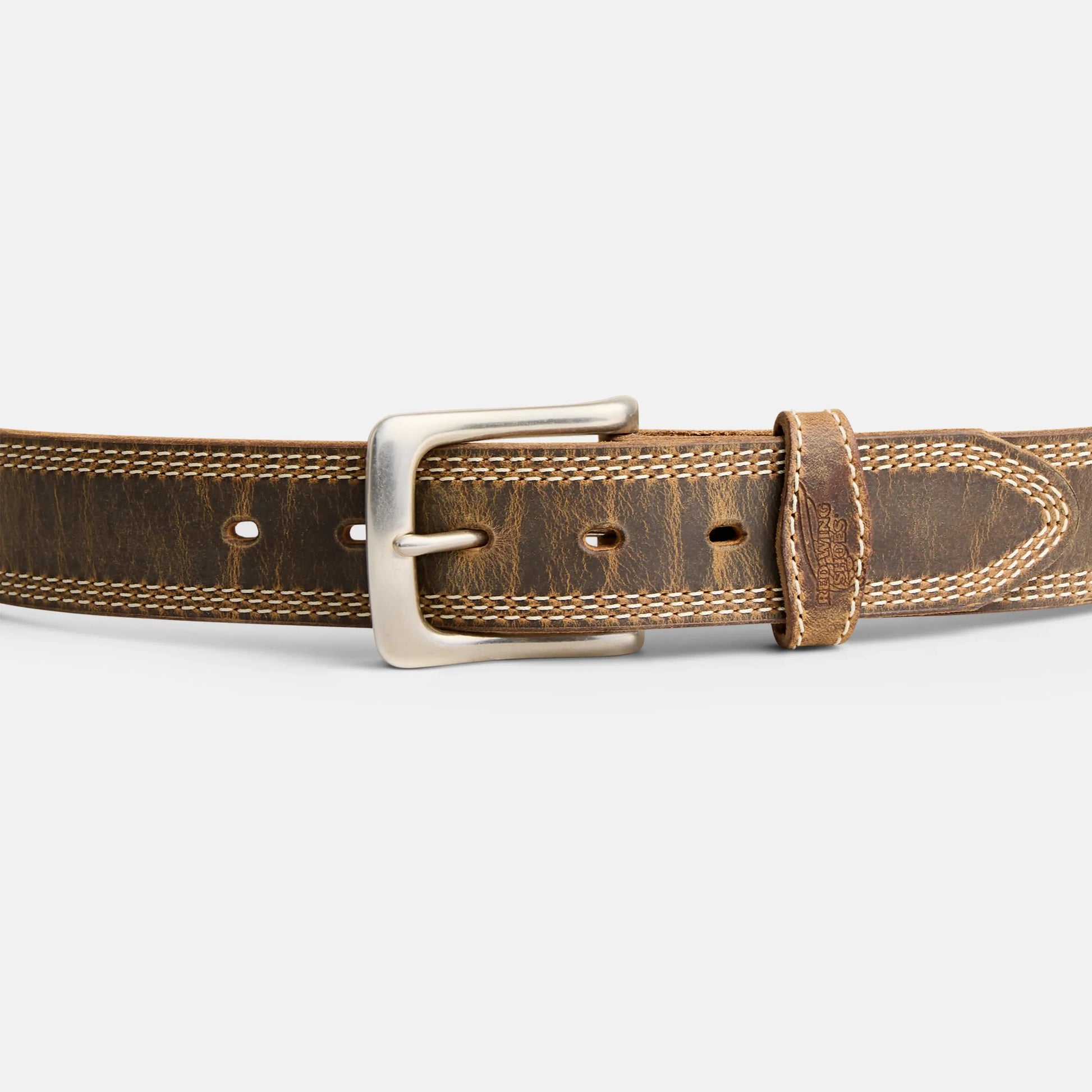 Red Wing Shoes Red Wing Triple Stitch Leather Belt in Brown 96548
