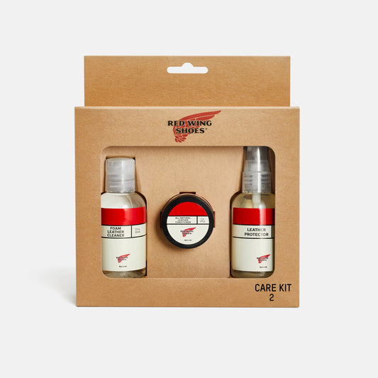 Red Wing Shoes Mini Care Kit #2 for Full Grain or Nubuck Leathers 98018