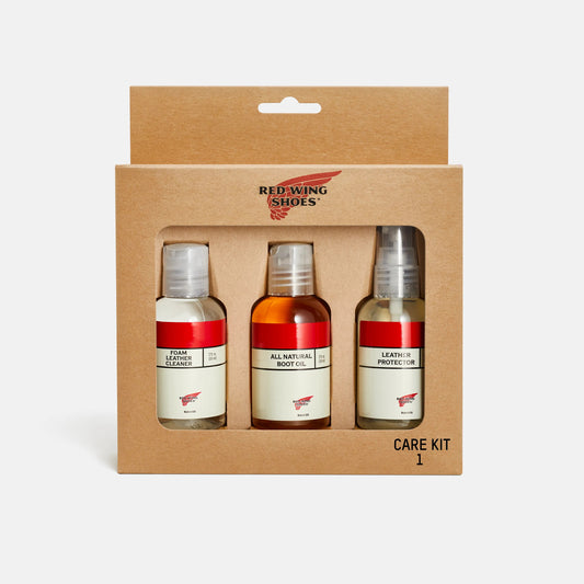 Red Wing Shoes Mini Care Kit #1 for Full Grain or Nubuck Leathers 98018